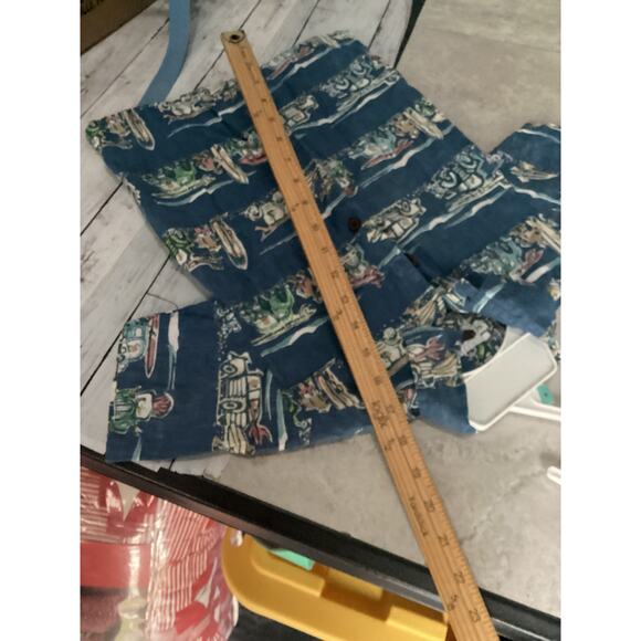 Kahala Hawaiian Palm Trees Vintage Car Short Sleeve Shirt Size XS for Boys - Picture 4 of 5